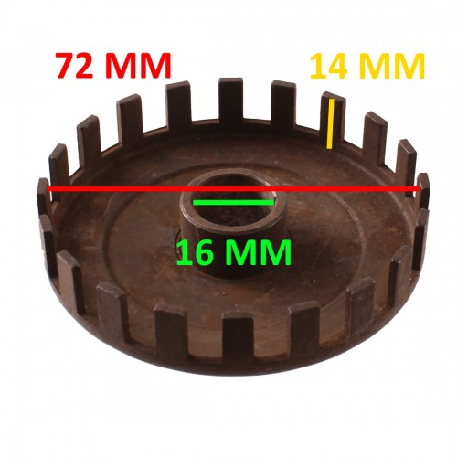 Campana frizione 16 denti 20 tacche...
