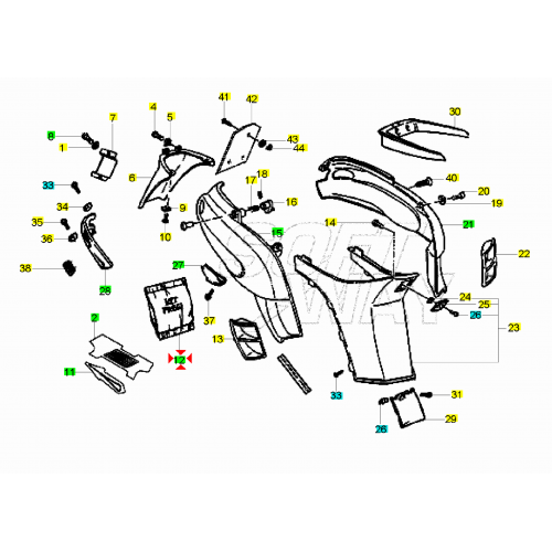 Kit adesivi incompleti fianco...