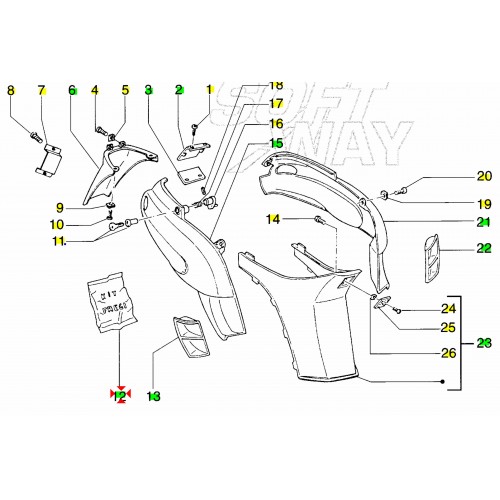 Kit adesivi incompleto fianco...
