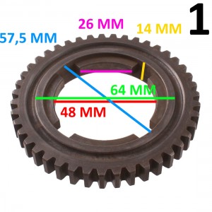 Ingranaggio cambio 43 denti... 2