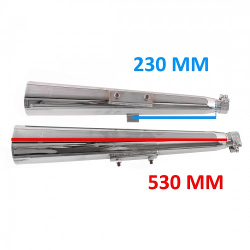 Coppia marmitte sinistre per Honda CB...