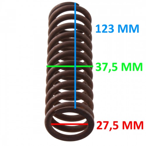 Molla a premere da 27,5 x 37,5 x 123
