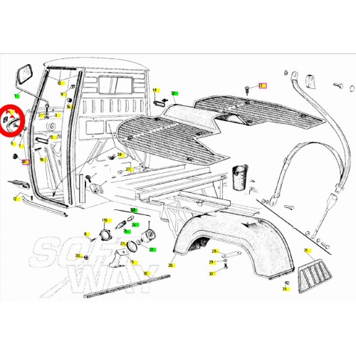 Terminale bordo profilo cabina...