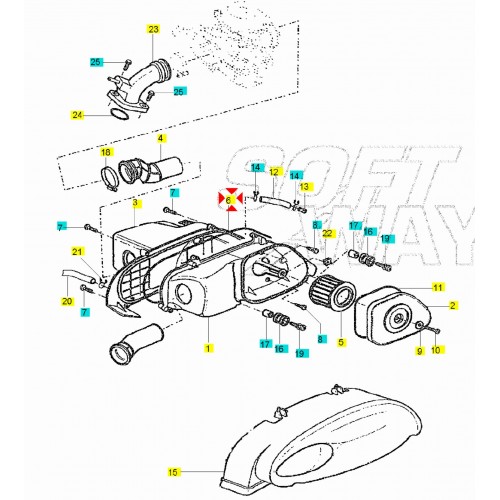 Guarnizione Yamaha Maxster 125 E 150...