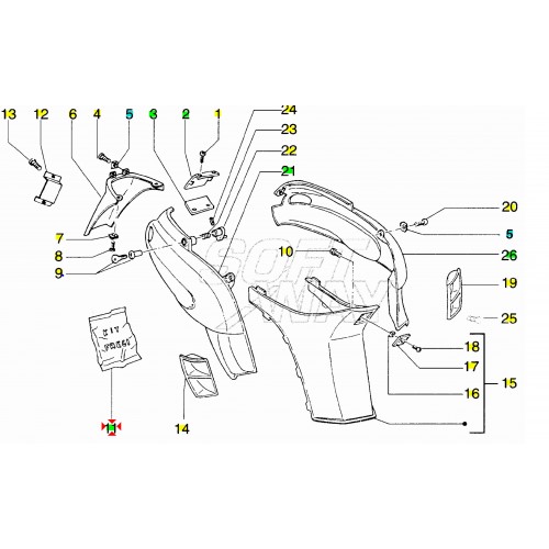 Coppia adesivi resinati fianchi...