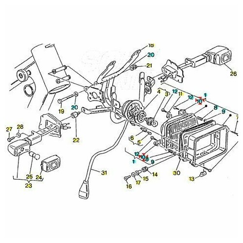 Piastra regolazione gruppo ottico...