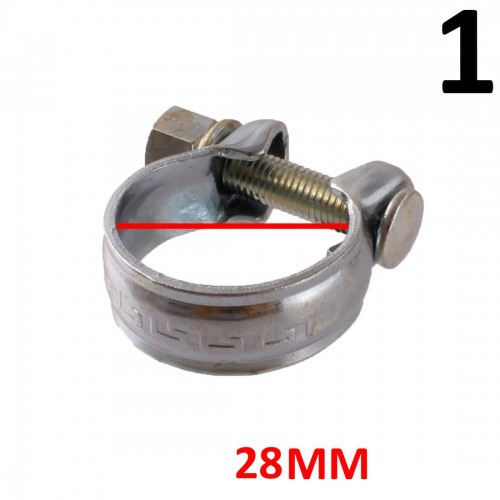 Fascetta fissaggio marmitte da 22 e 28