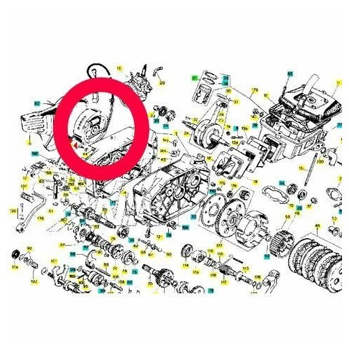 Volano Ducati 310989 rotazione sinistra