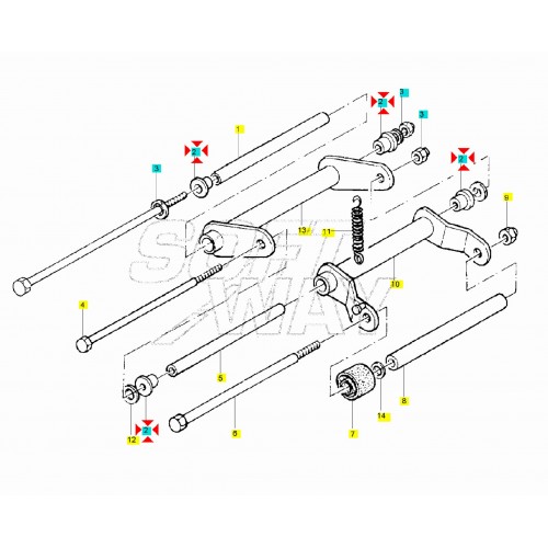 Bussola braccio oscillante Piaggio...