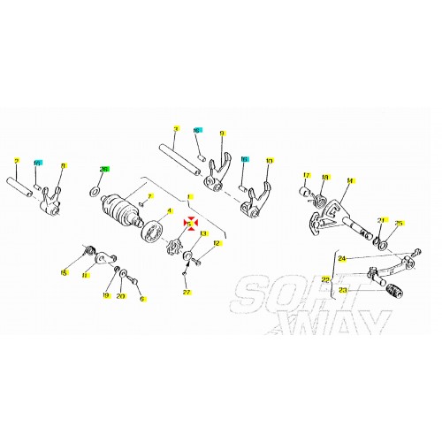Rocchetto cambio desmodromico...