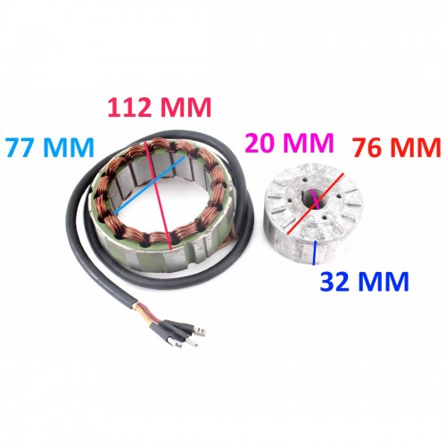 Volano e statore Cagiva Ala Azzurra...