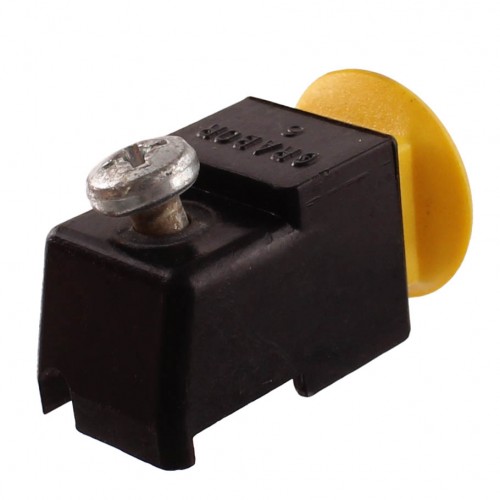 Pulsante clacson tondo giallo per...