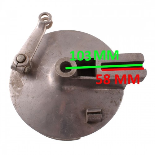 Piatto portaceppi posteriore destro...