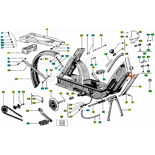Gommino scontro sterzo Ciao