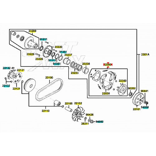 Girante frizione Kymco Agility People...