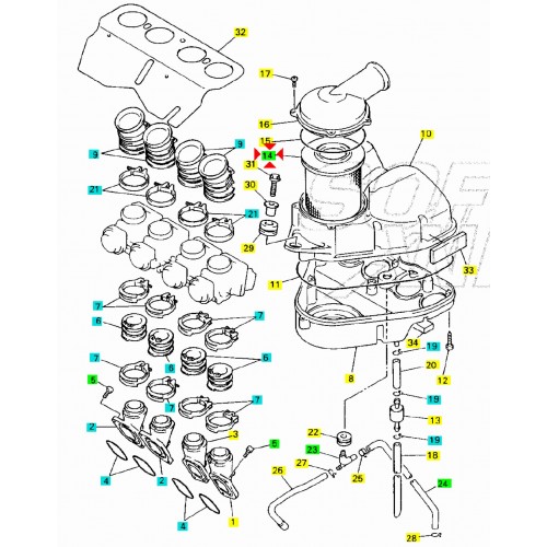 Filtro aria Yamaha TDM XJ S FZ