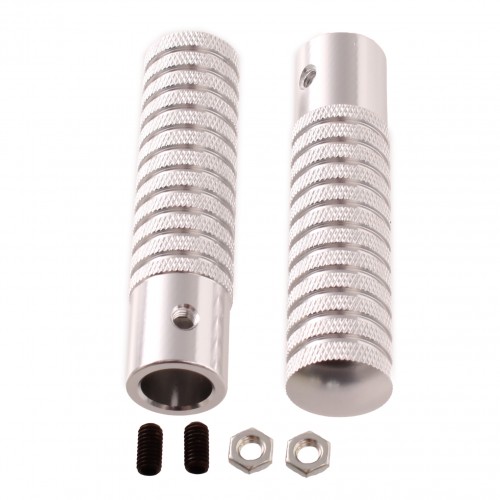 Coppia poggiapiedi Ciao in alluminio