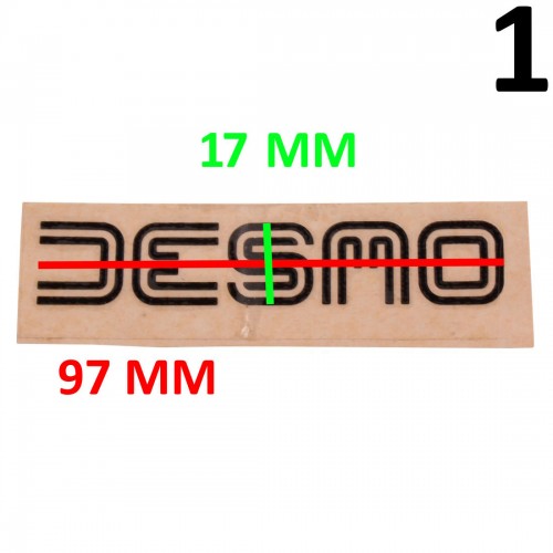 Adesivo moto Ducati epoca 97 x 17 mm