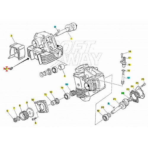 Gommino antivibrante Cagiva Elefant -...