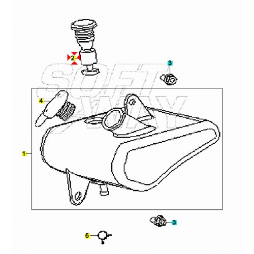 Indicatore livello olio Keeway F -...