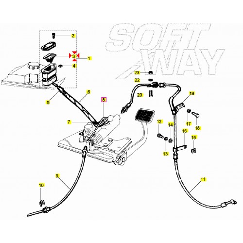 Membrana vaschetta liquido freni...