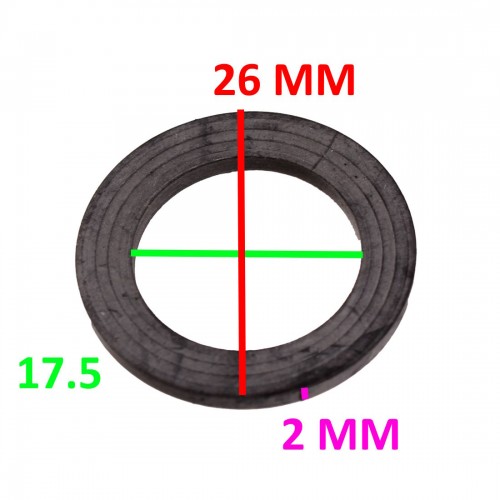 Rosetta in gomma diametro 17.5 - 26...