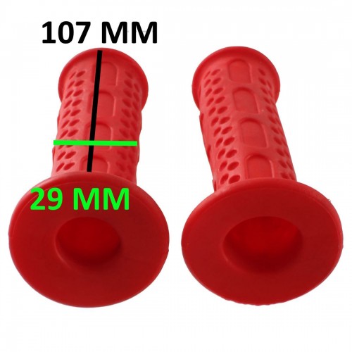 Coppia manopole rosse per Piaggio Ciao