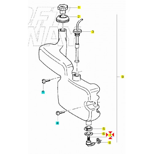 Raccordo serbatoio olio Piaggio...