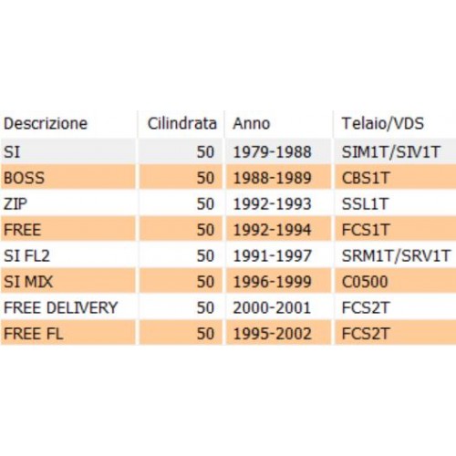 Rondella sterzo Piaggio Si Zip Boss...