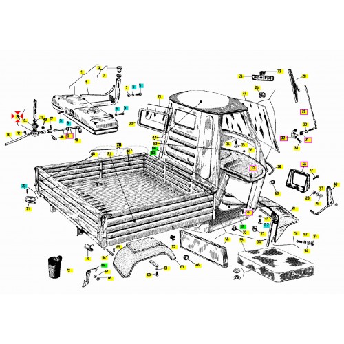 Rubinetto benzina Piaggio Ape P TM P
