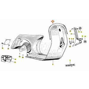 Bordo scudo plastica grigio... 2