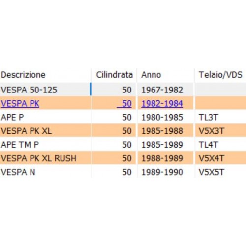 Frizione completa Piaggio Vespa 50