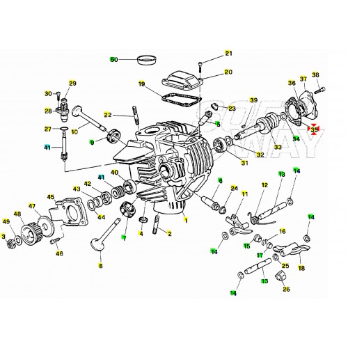Guarnizione cappellotto testa...