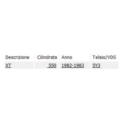 Mozzetto frizione Yamaha XT -...