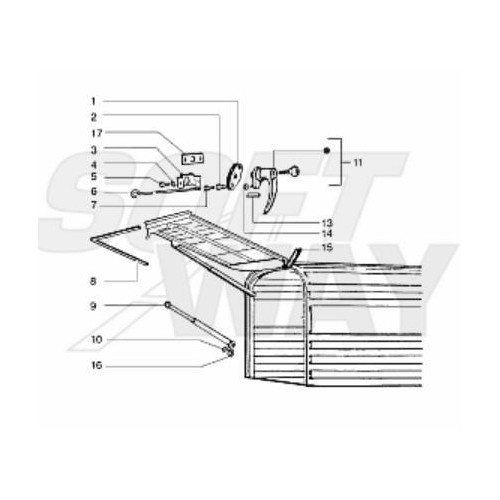 Guarnizione finestrino Piaggio Ape -...