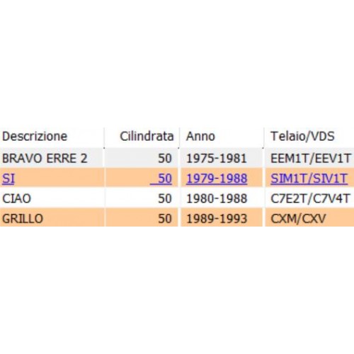 Carter motore a puntine Piaggio Ciao...