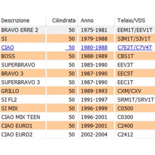 Linguetta massa carter motore Piaggio...