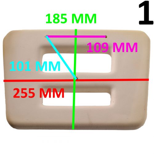 Schienale bianco per portapacchi...