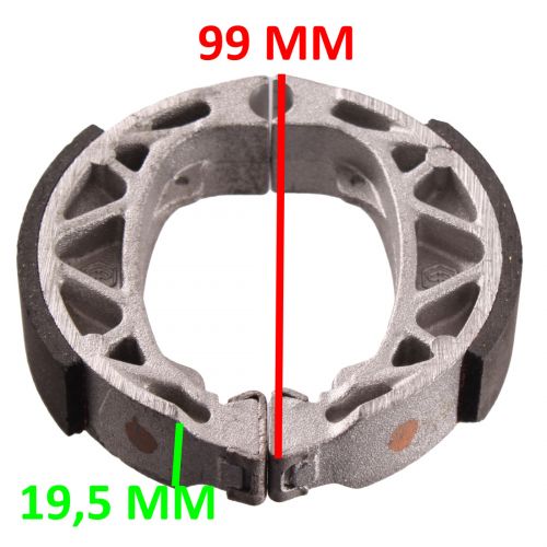 Coppia ceppi freno Piaggio Ciao Zip -...