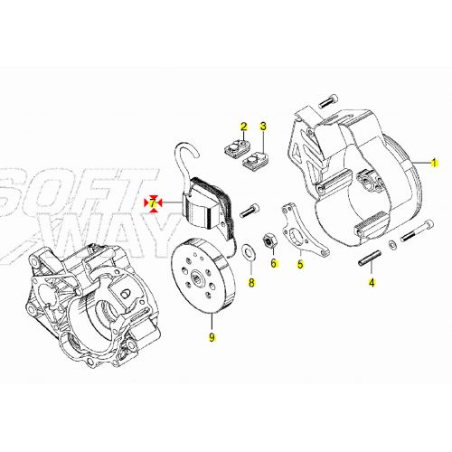 Bobina Malaguti Grizzly aspirazione...