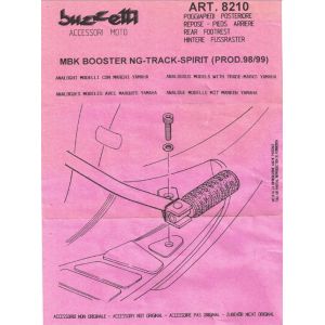 Poggiapiedi posteriore MBK... 2