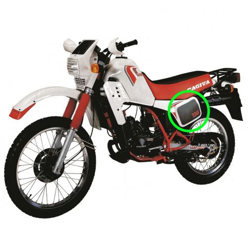 Adesivo fianco sinistro Cagiva...