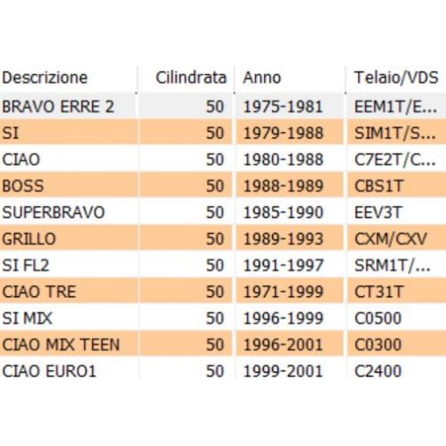 Semipuleggia del variatore Piaggio...
