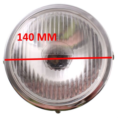 Faro anteriore cromato rotondo...