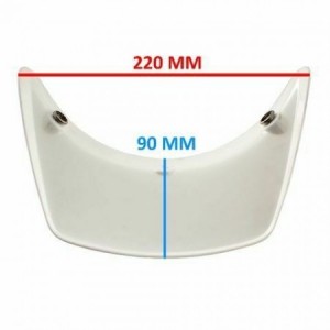 Frontino casco epoca bianco... 2