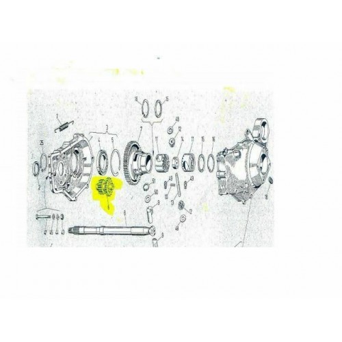 Ingranaggio retromarcia Ape 50 TL1 e...