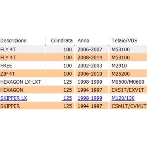 Rinvio motorino avviamento Skipper...
