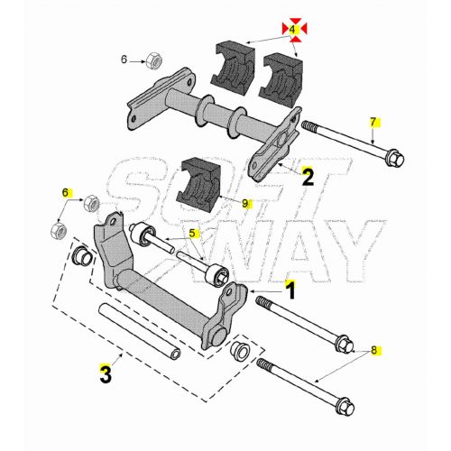 Tampone gomma Peugeot Elyseo - 741141
