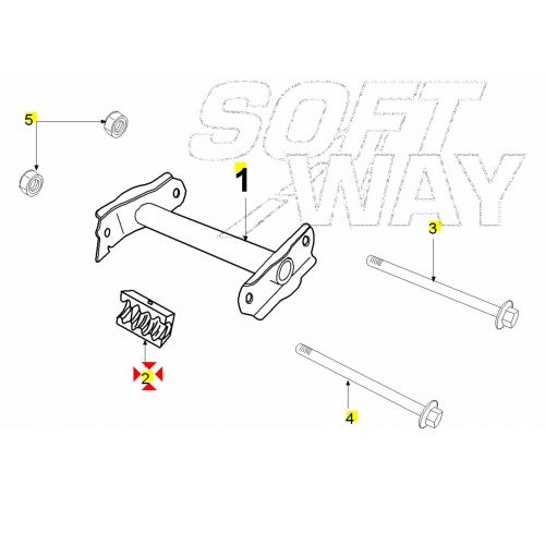 Tampone gomma antivibrante Peugeot...