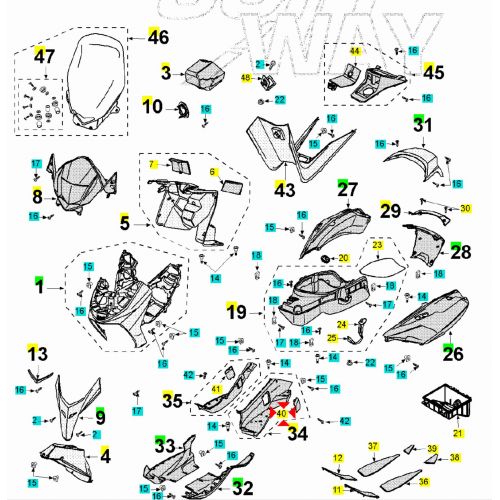 Sportello candela Peugeot Satelis -...